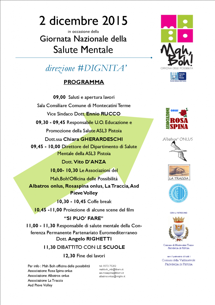 PROGRAMMA giornata salute mentale