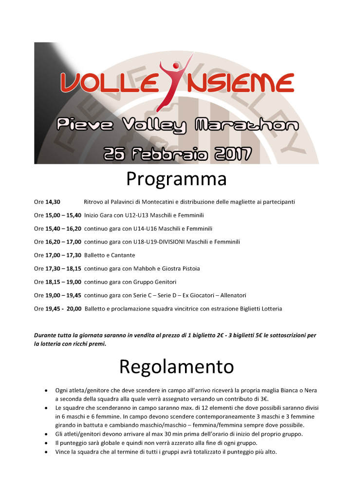 Programma VOLLEYINSIEME